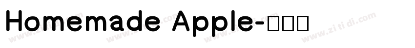 Homemade Apple字体转换